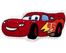 Picture of Lightning Mcqueen Eggless Vanilla Cake